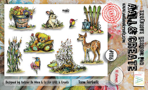 AALL & Create - A6 - Clear Stamps - 1116 - Author De Mwa - Team Furballs