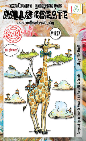AALL & Create - A6 - Clear Stamps - 1127 - Autour De Mwa - Sky's The Limit