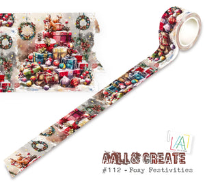 AALL & Create - Washi Tape - 112 - Artour de Mwa - Foxy Festivities