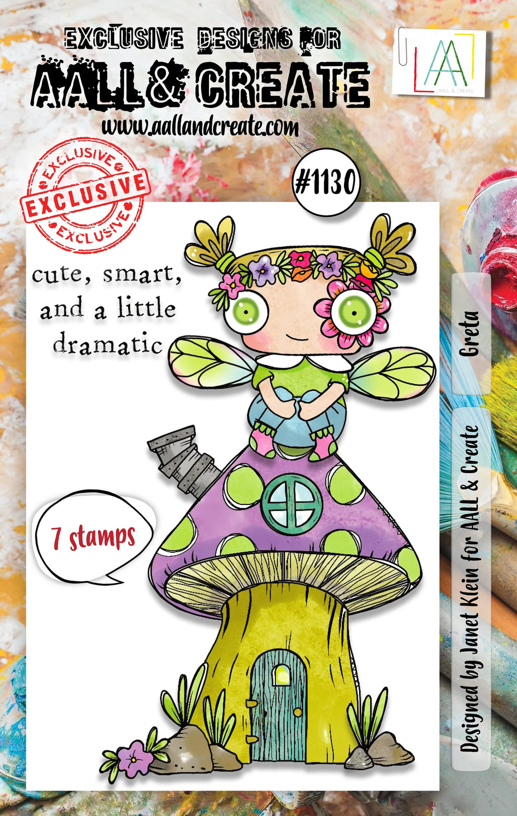 AALL & Create - A7 - Clear Stamps - 1130 - Janet Klein - Greta