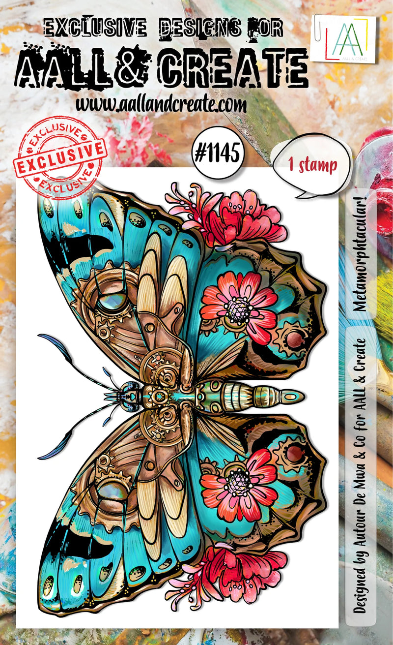 AALL & Create - A6 - Clear Stamps - 1145 - Autour De Mwa - Metamorphtacular!