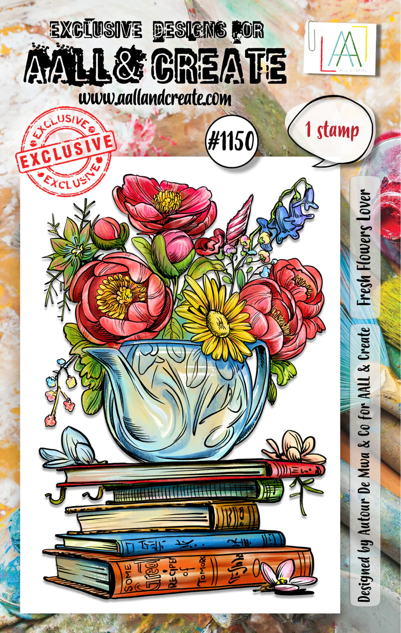 AALL & Create - Clear Stamps - A7 - 1150 - Autour De Mwa - Fresh Flowers Lover