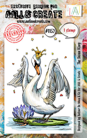 AALL & Create - Clear Stamps - A7 - 1152 - Autour De Mwa - The Swan King