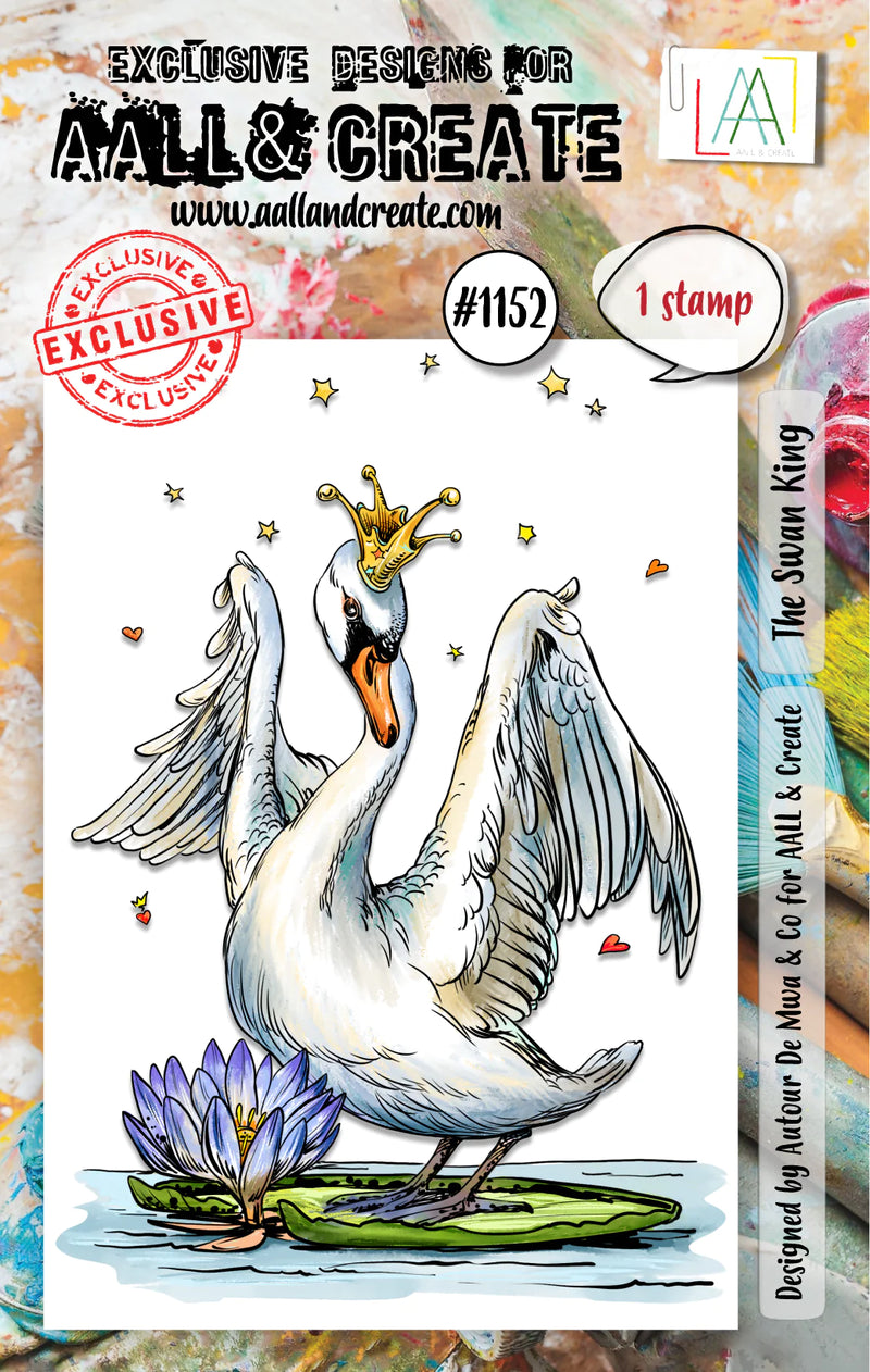 AALL & Create - Clear Stamps - A7 - 1152 - Autour De Mwa - The Swan King