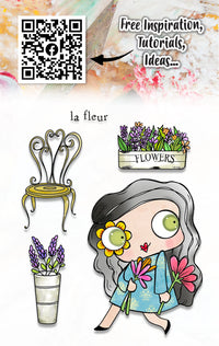 AALL & Create - A7 - Clear Stamps - 1163 - Janet Klein - La Fleur