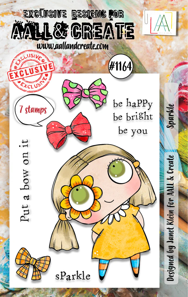 AALL & Create - A7 - Clear Stamps - 1164 - Janet Klein - Sparkle