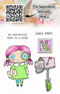 AALL & Create - A7 - Clear Stamps - 1165 - Janet Klein - Snail Mail