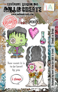 AALL & Create - A7 - Clear Stamps - 1200 - Janet Klein - Frank n Bride