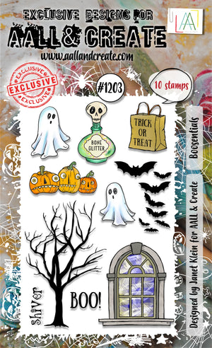 AALL & Create - A6 - Clear Stamps - 1203 - Boosentials - Janet Klein