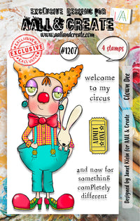 AALL & Create - A7 - Clear Stamps - 1207 - Janet Klein - Clown Dee