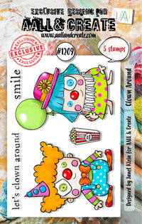 AALL & Create - A7 - Clear Stamps - 1209 - Janet Klein - Clown Around