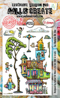 AALL & Create - A6 - Clear Stamps - 1235 - Author De Mwa - La Maison De Abs