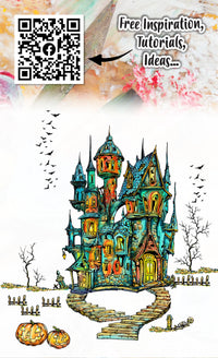 AALL & Create - A6 - Clear Stamps - 1236 - Nightfall Castle - Autour DeMwa