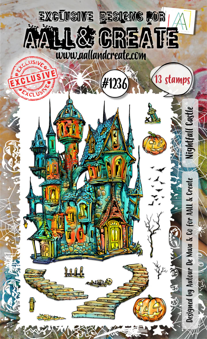 AALL & Create - A6 - Clear Stamps - 1236 - Nightfall Castle - Autour DeMwa