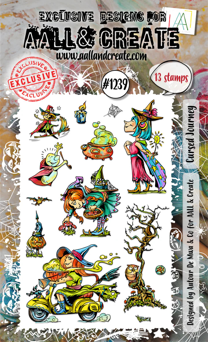 AALL & Create - A6 - Clear Stamps - 1239 - Cursed Journey - Autour DeMwa