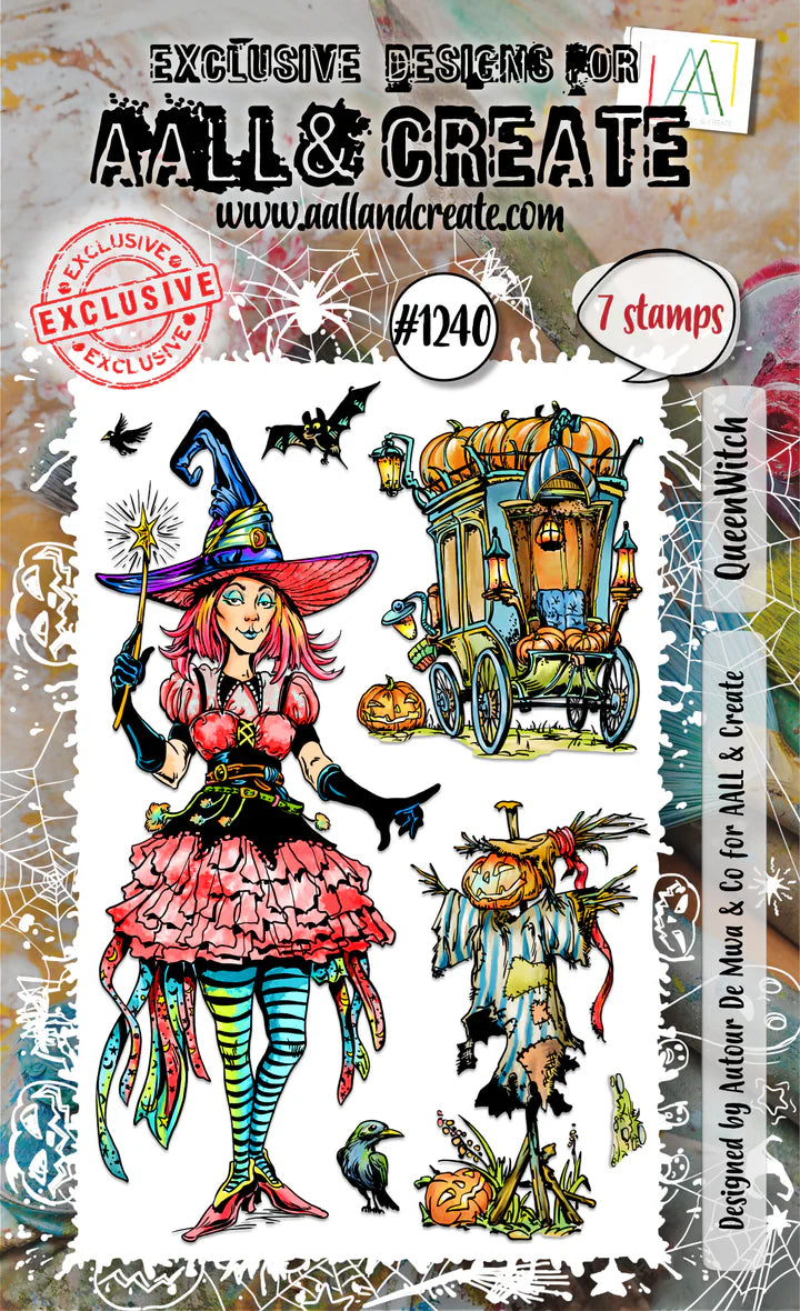 AALL & Create - A6 - Clear Stamps - 1240 -QueenWitch - Autour DeMwa