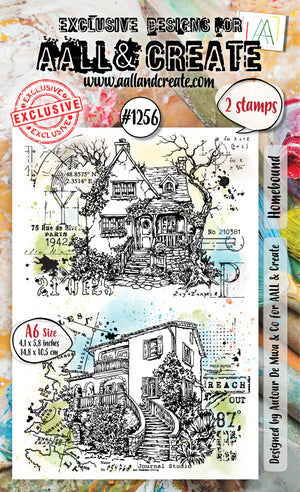 AALL & Create - A6 - Clear Stamps - 1256 - Author De Mwa - Homebound