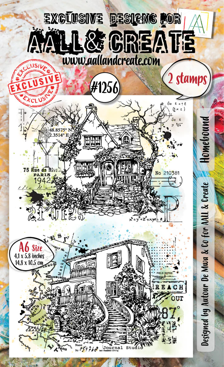 AALL & Create - A6 - Clear Stamps - 1256 - Author De Mwa - Homebound