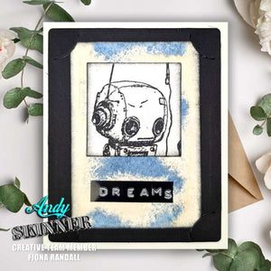 Creative Expressions - Rubber Cling Stamp - Andy Skinner - Bot-ology Time Together