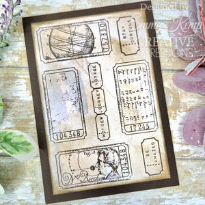 Creative Expressions - A6 - Clear Stamp Set - Sam Poole - Cosmo Tickets - Astrologist