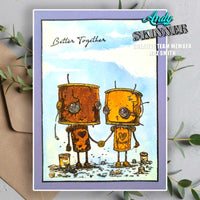 Creative Expressions - Rubber Cling Stamp - Andy Skinner - Bot-ology Better Together