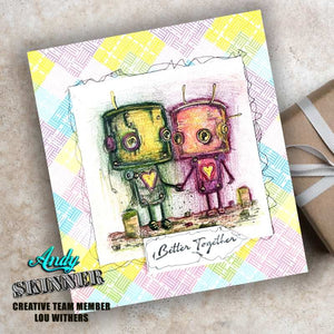 Creative Expressions - Rubber Cling Stamp - Andy Skinner - Bot-ology Better Together