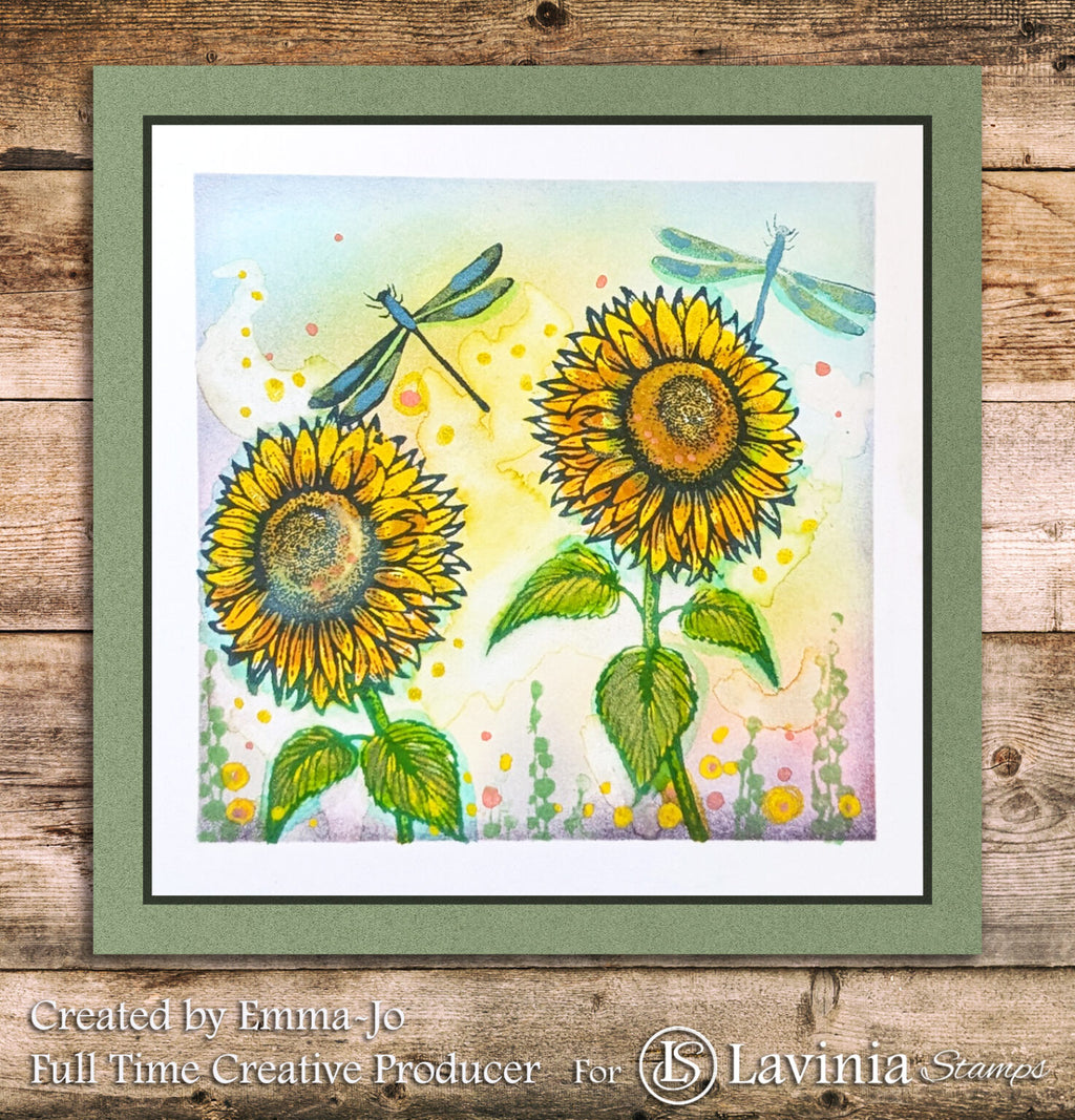Lavinia - Clear Polymer Stamps - Sunflower 1 - LAV991