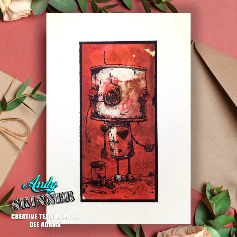 Creative Expressions - Rubber Cling Stamp - Andy Skinner - Bot-ology Better Together