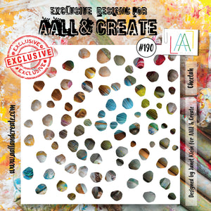 AALL & Create - Stencil - 6x6 - Janet Klein - 190 - Cheetah