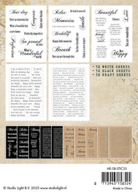 Studio Light - Sticker Pad - Hazel Eaton - Sweet Bee Memories