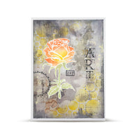 AALL & Create - Stencil - 6x6 - Autour De Mwa - PC-240 - Wild Rose