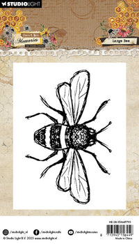Studio Light - Clear Stamp Set - A7 - Hazel Eaton - Large Bee