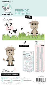 Studio Light - Essentials - Creative Craftlab - Dies - Betty - Cow