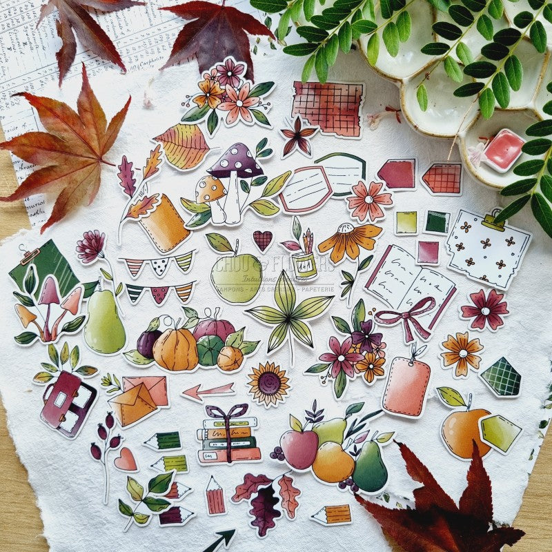 Chou & Flowers - Die Cuts - The Woods - Fall Picking