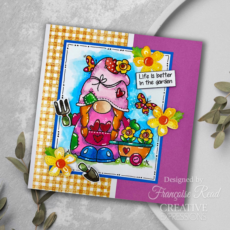 Woodware - Clear Stamps - A6 - Green Fingers Gnome