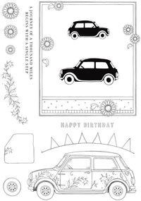 Pink Ink Designs - Clear Photopolymer Stamps - Mini Driver