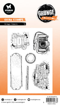 Studio Light - A6 - Grunge - Clear Stamp - Grunge Camera