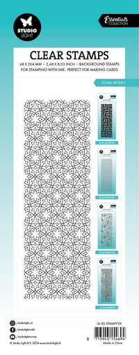 Studio Light - Essentials - Clear Stamp - Floral Pattern