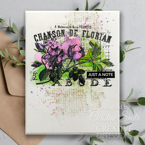 Creative Expressions - A6 - Clear Stamp Set - Sam Poole - Fleur