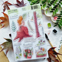 Chou & Flowers - Clear Stamps - A5 - The Woods - Walk In the Forest