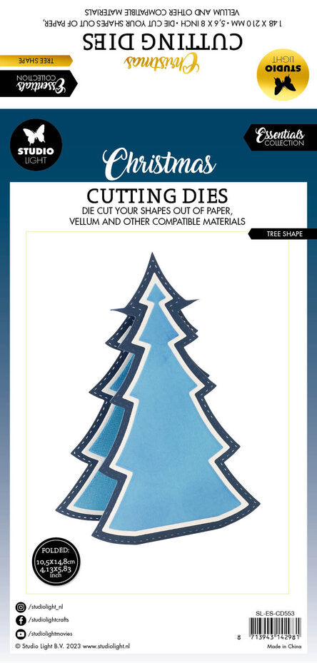 Studio Light - Christmas Essentials - Tree Shape - Cutting Dies