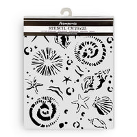 Stamperia - Thick Stencil - 8 x 10 - Silent Sea - Starfish
