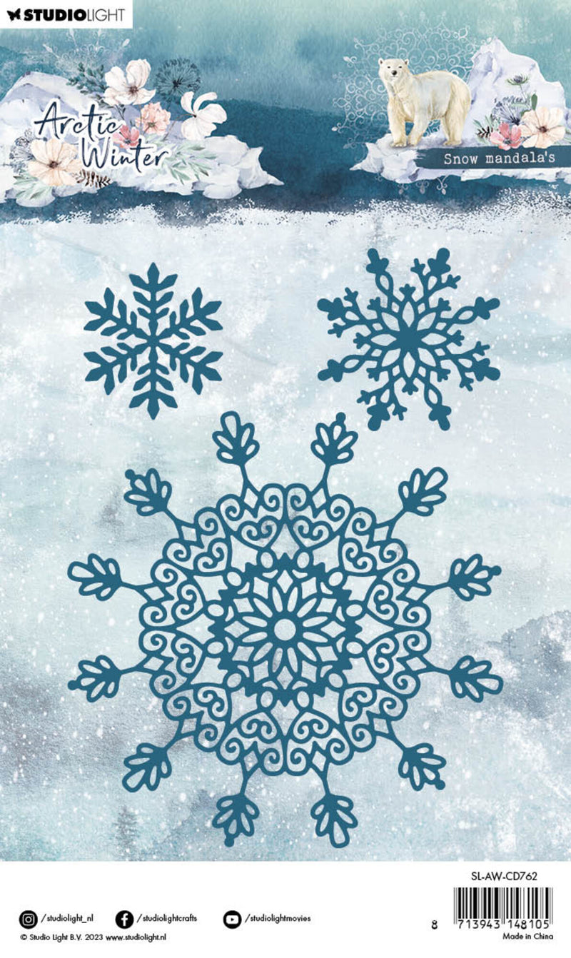 Studio Light - Arctic Winter - Cutting Dies - Snow Mandalas