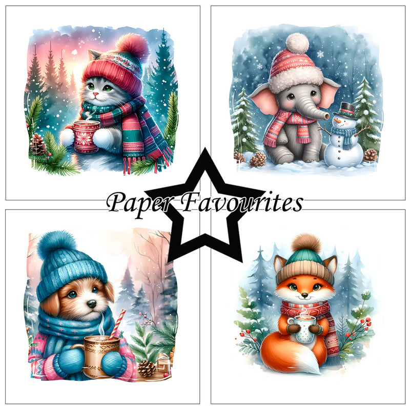 Paper Favourites - Paper Pad - 6 x 6 - Cute Christmas