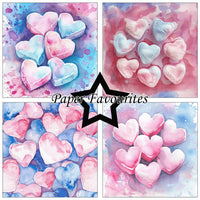 Paper Favourites - Paper Pad - 6 x 6 - Marshmallow Hearts