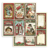 Stamperia - 8 x 8 - Paper Pad - Classic Christmas