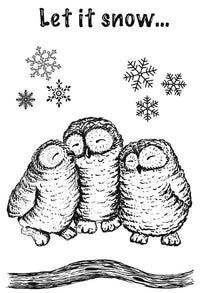 Creative Expressions - Clear Stamp Set - Designer Boutique - Snowy Owls
