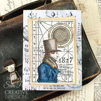 Creative Expressions - A6 - Rubber Stamp - Sam Poole - Mr. Foreteller