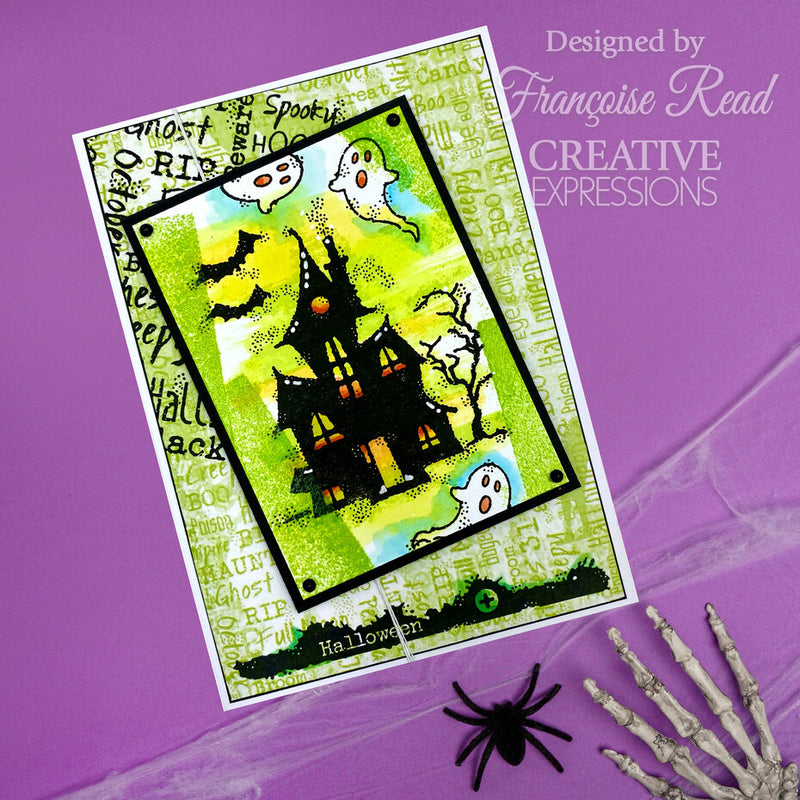 Woodware - Clear Stamps - A7 - Carved Pumpkins