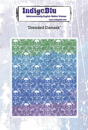 IndigoBlu - A6 - Cling Mounted Stamp - Dreaded Damask